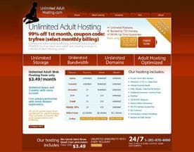 Unlimited Adult Hosting logo