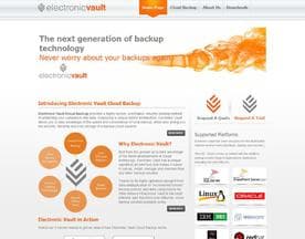 Electronic Vault logo