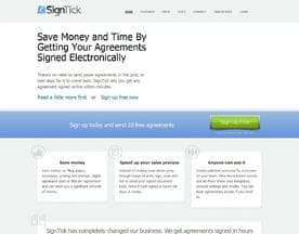 SignTick logo