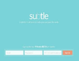 Subtle logo