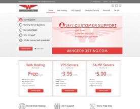 WingedHosting logo
