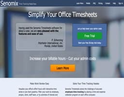 Senomix Timesheets logo