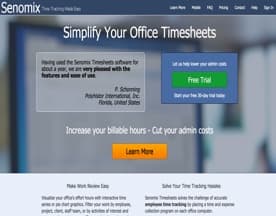 Senomix Timesheets logo