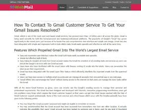 Gmail Customer Service - 99webmail logo