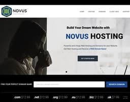 Novus Hosting logo