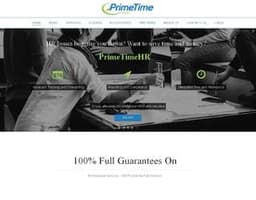 Primetime time and attendance co. logo