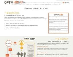One Page Talent Management - OPTM360 logo