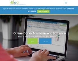 Eleo Online Donor Management Software logo