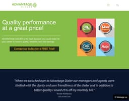 Advantage Dialer logo