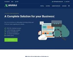 Akusols Hosting Services logo