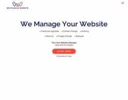 We Manage Website logo