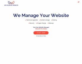We Manage Website logo