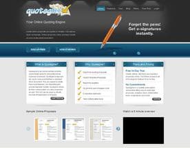 Quotegine logo