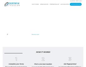 Certifix Live Scan